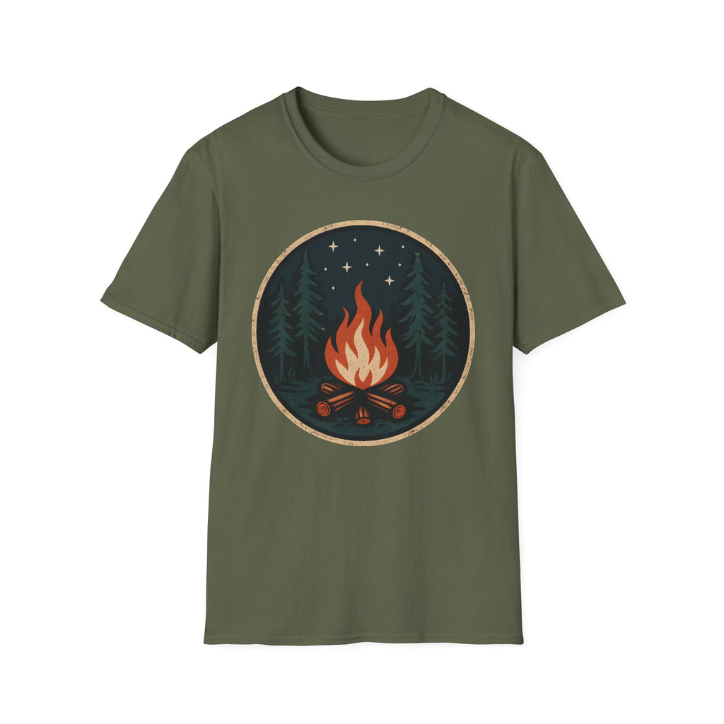 Forest Campfire at Night T-Shirt