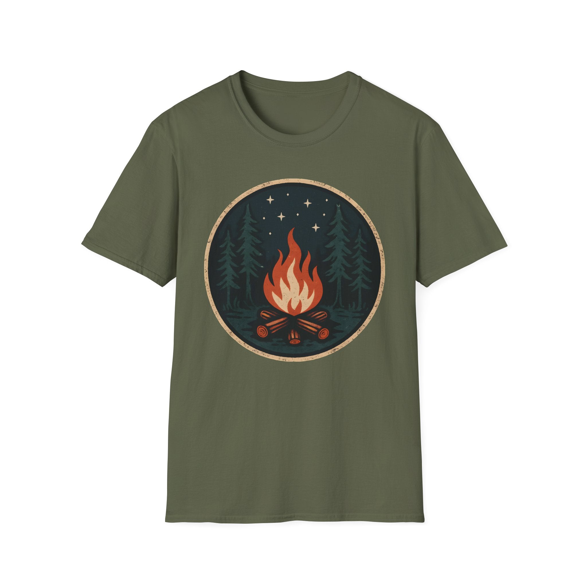 Forest Campfire at Night T-Shirt
