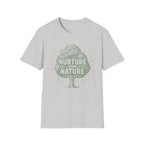 "Nurture Our Nature" Tree T-Shirt – Eco-Friendly Conservation Tee Shirt