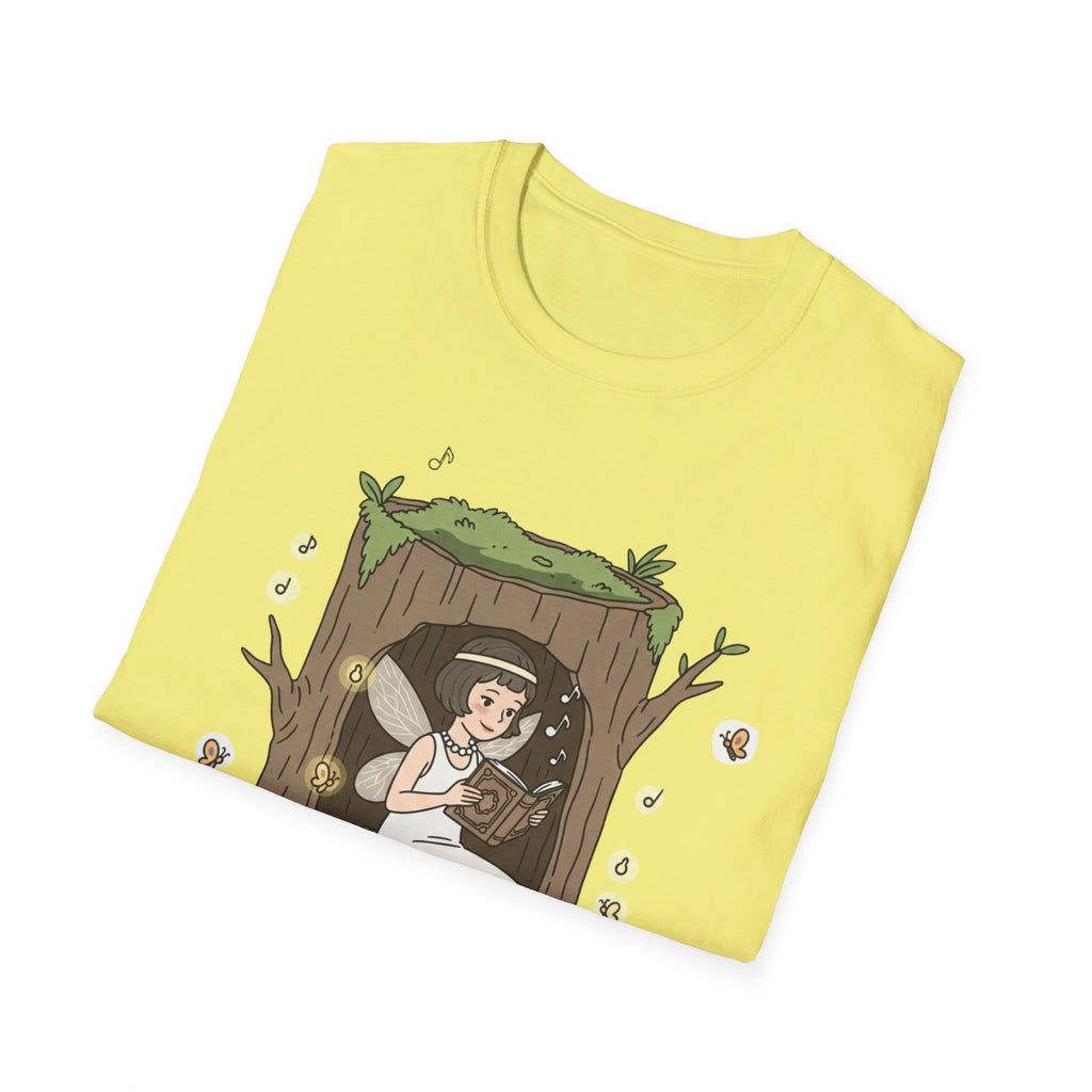 Forest Flapper Fairy Reading in Tree Hollow T-Shirt