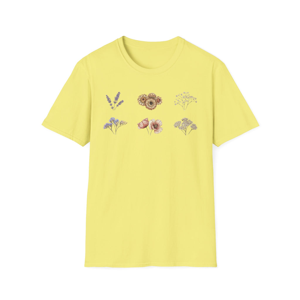Floral Mini Bouquet T-Shirt — Vintage Botanical Graphic Tee