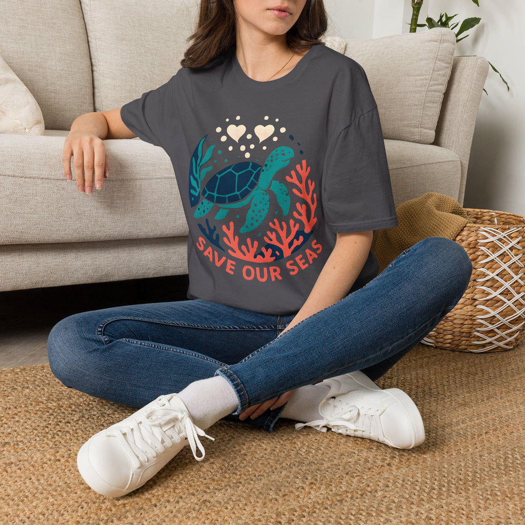 Save Our Seas Sea Turtle T-Shirt — Ocean Conservation Tee