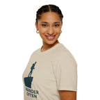 "Wander Often" Hiker on Cliff T-Shirt