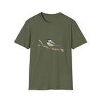Chickadee Bird Tee — Watercolor Songbird T‑Shirt
