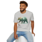 Forest Bear T-Shirt — Watercolor Woodland Bear Graphic Tee Shirt