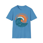 "Keep the Sea Plastic Free" Ocean Conservation Wave Tee Shirt