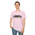 "The Mountains Are Calling" Bear and Pines T-Shirt — Outdoor Graphic Tee