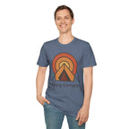 Happy Camper Retro Sunset Camping T-Shirt