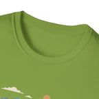 Hiker Mountain Sunset T-Shirt — Scenic Trail Adventure Tee