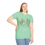 Camping Tent and Campfire T-Shirt