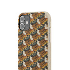 Eco-Friendly Phone Case — Vintage Camper Pattern Biodegradable iPhone Cover