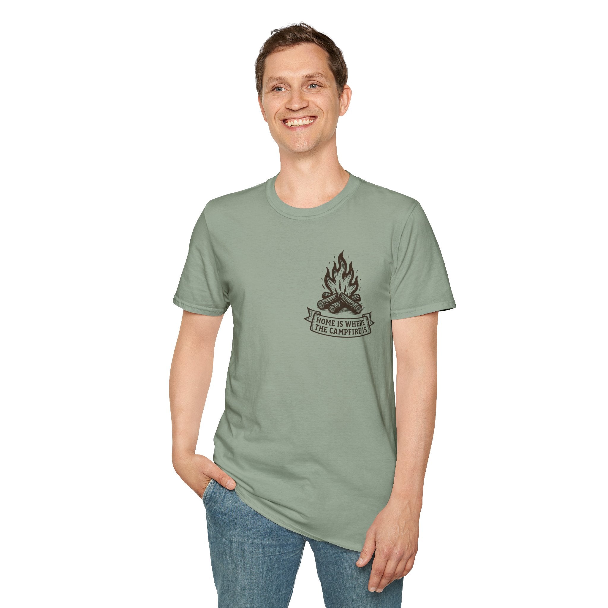 "Home Is Where The Campfire Is" T-Shirt