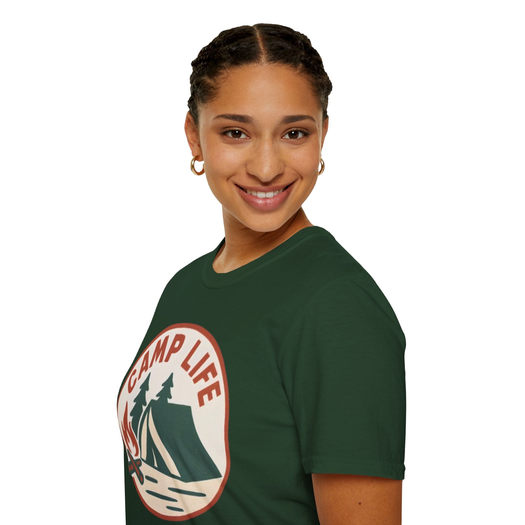 Camp Life T-Shirt — Tent & Campfire Outdoor Tee