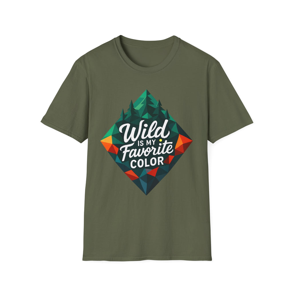 Wild Is My Favorite Color Diamond T-Shirt — Pines & Geometric Logo