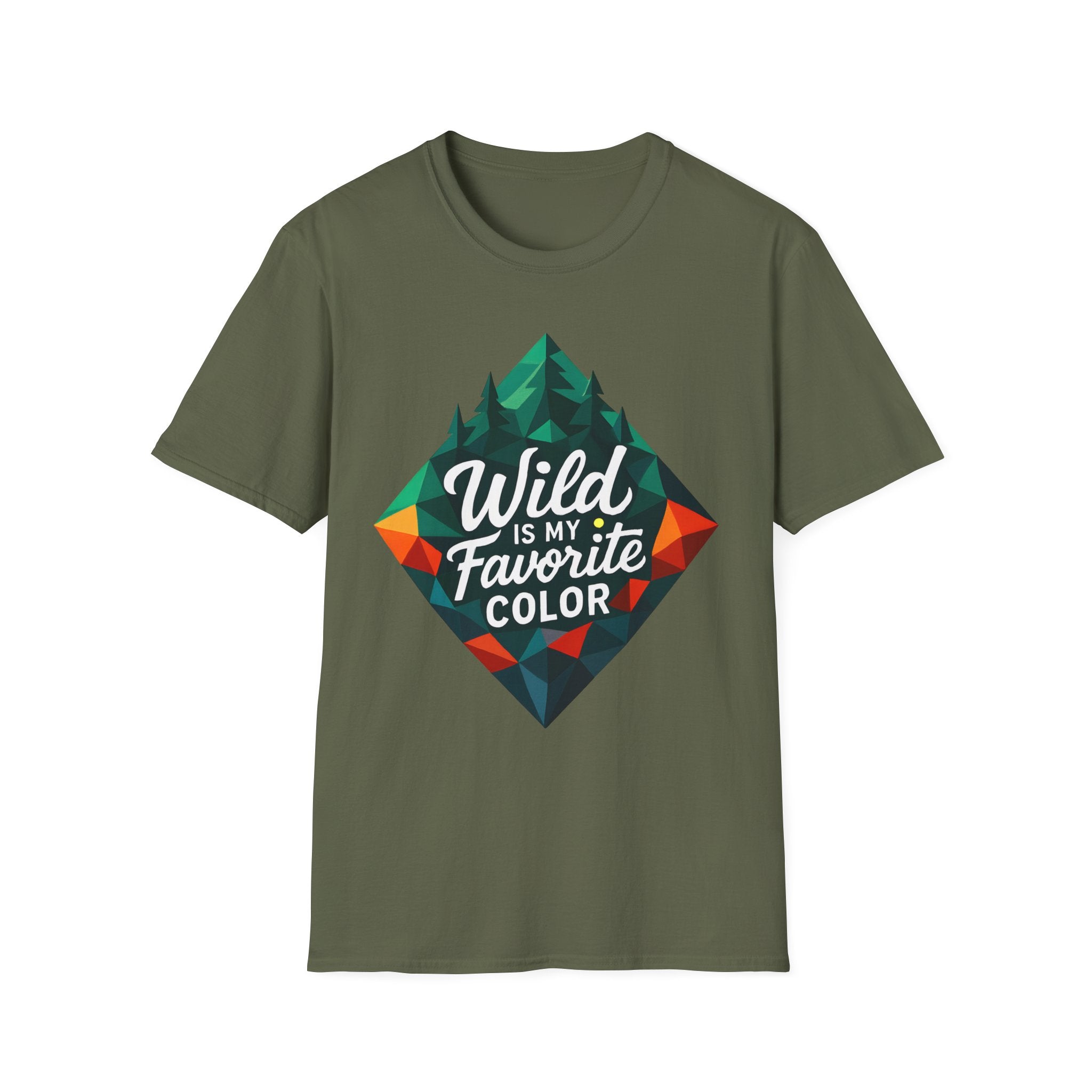 Wild Is My Favorite Color Diamond T-Shirt — Pines & Geometric Logo