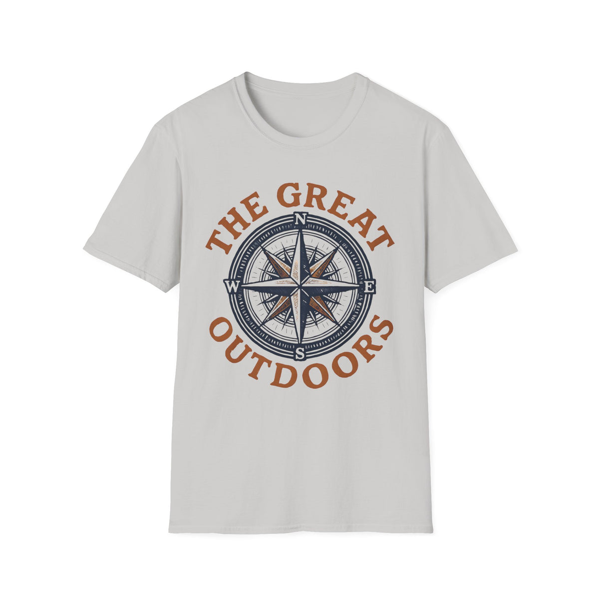 "The Great Outdoors" Compass Graphic Tee Shirt