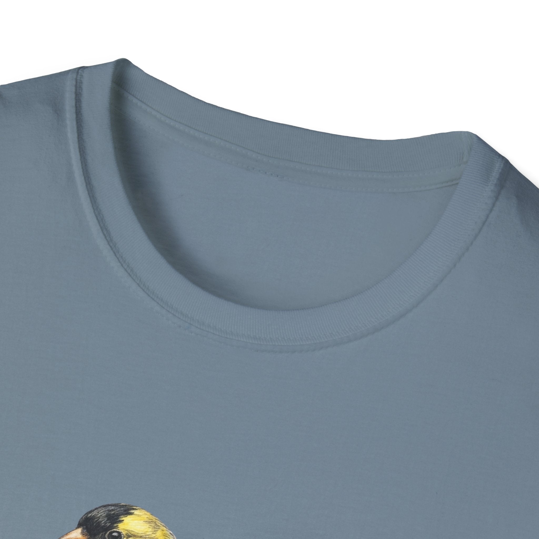 Goldfinch Bird T-Shirt – Vintage Watercolor Songbird Tee
