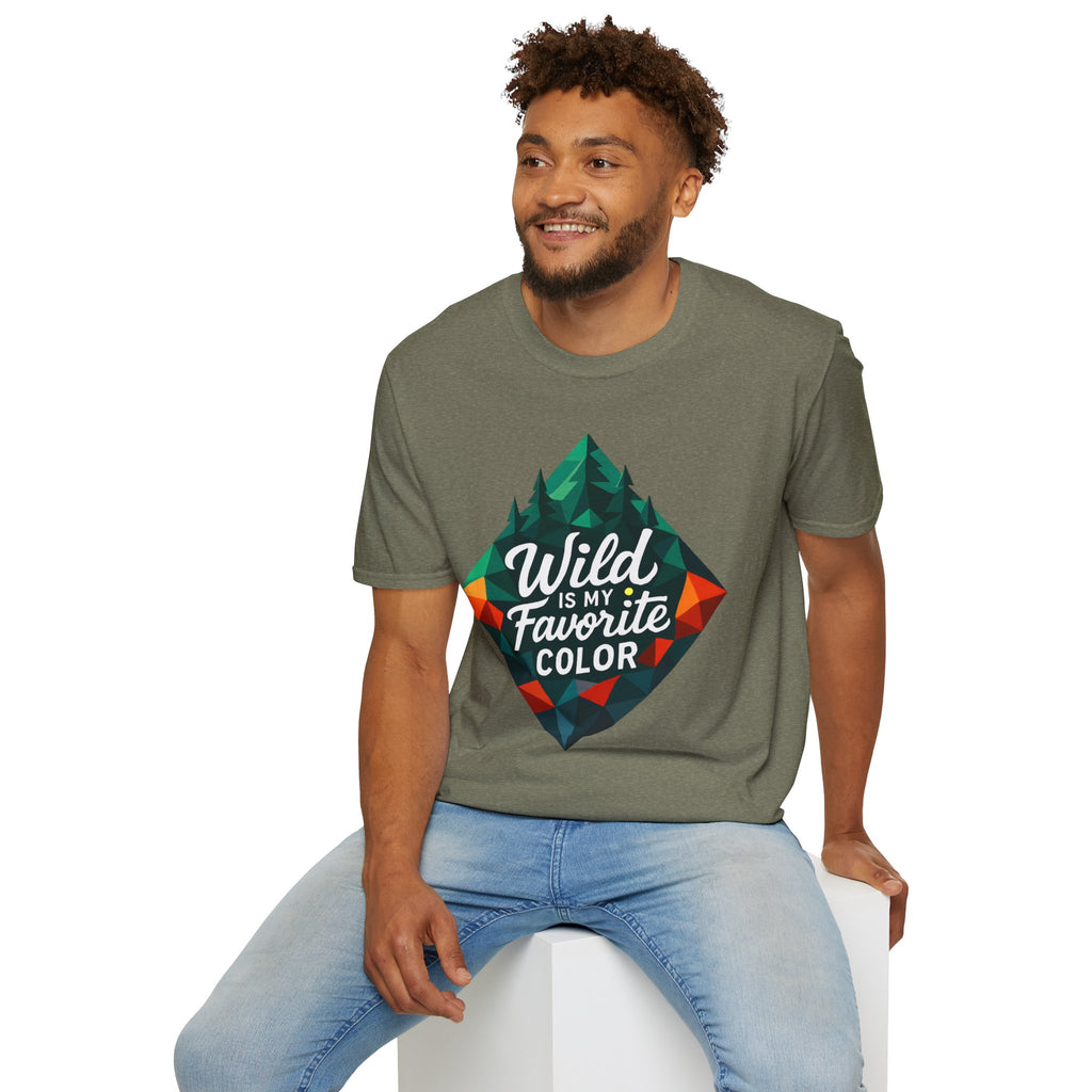 Wild Is My Favorite Color Diamond T-Shirt — Pines & Geometric Logo