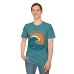 "Keep the Sea Plastic Free" Ocean Conservation Wave Tee Shirt