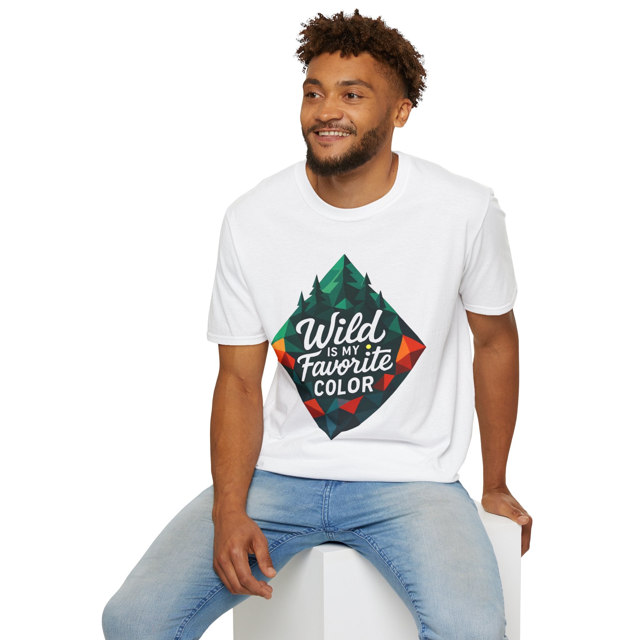Wild Is My Favorite Color Diamond T-Shirt — Pines & Geometric Logo