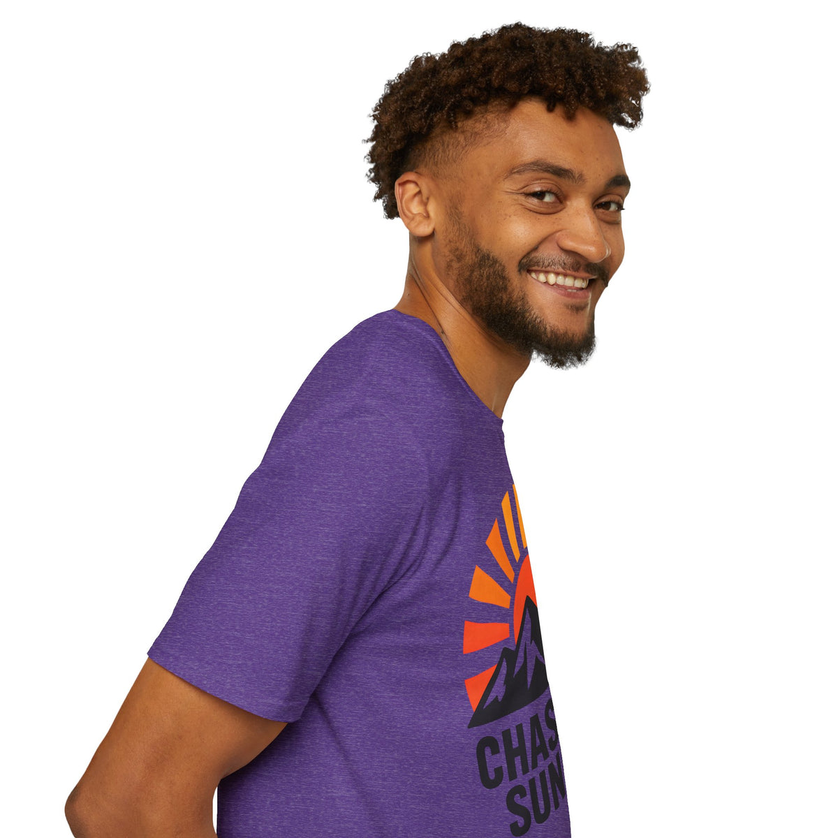 Chase The Sunrise Mountain T-Shirt — Sunrise & Peaks Graphic Tee