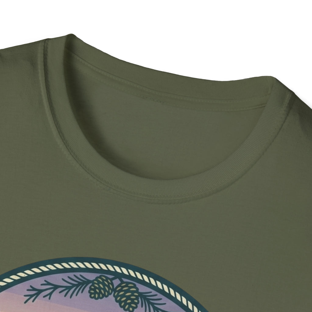 Kayak Sunset T‑Shirt — "Drift Into The Quiet Places" Outdoor Relaxation Tee