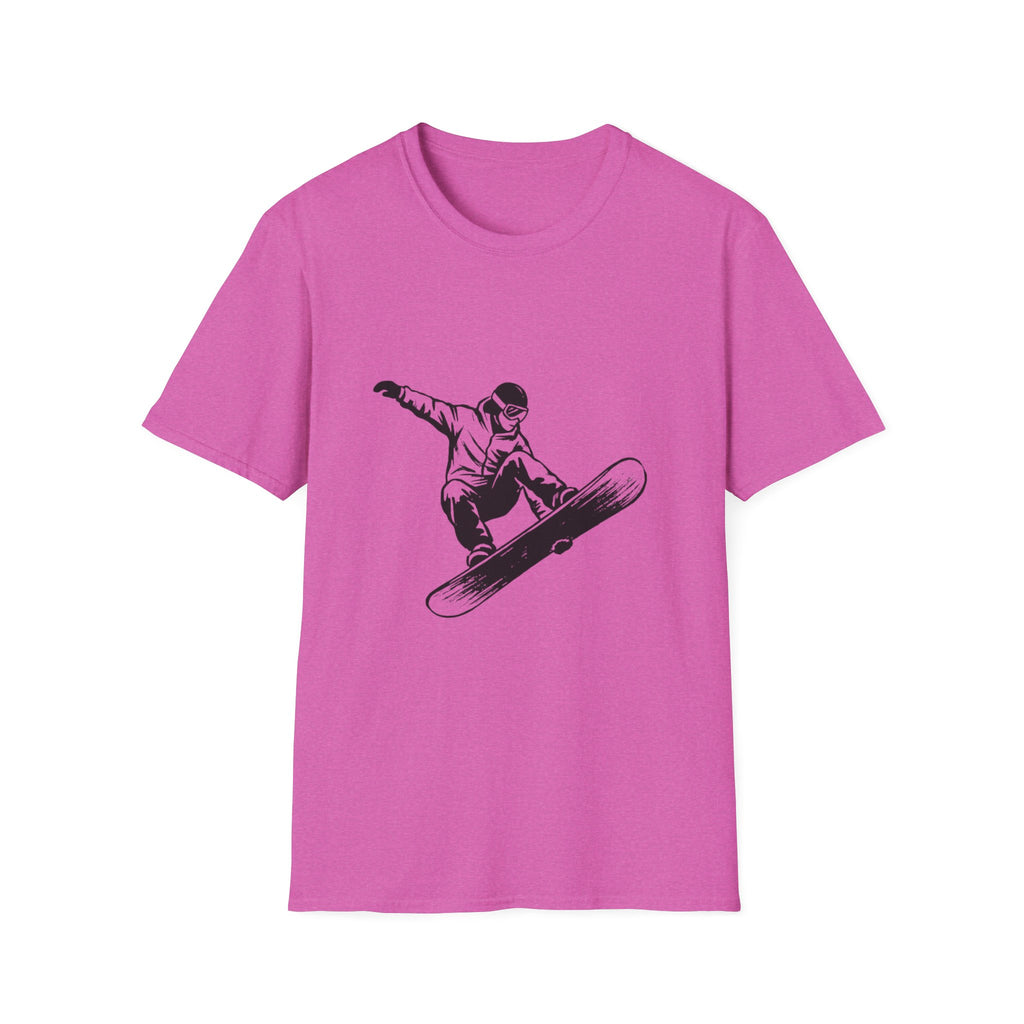 Snowboarder Graphic Tee — Snowboarding Action Shirt
