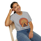 Happy Camper Retro Sunset Camping T-Shirt
