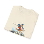 Shred the Gnar Skier T-Shirt | Retro Skiing Graphic