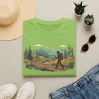 Hiker Mountain Sunset T-Shirt — Scenic Trail Adventure Tee
