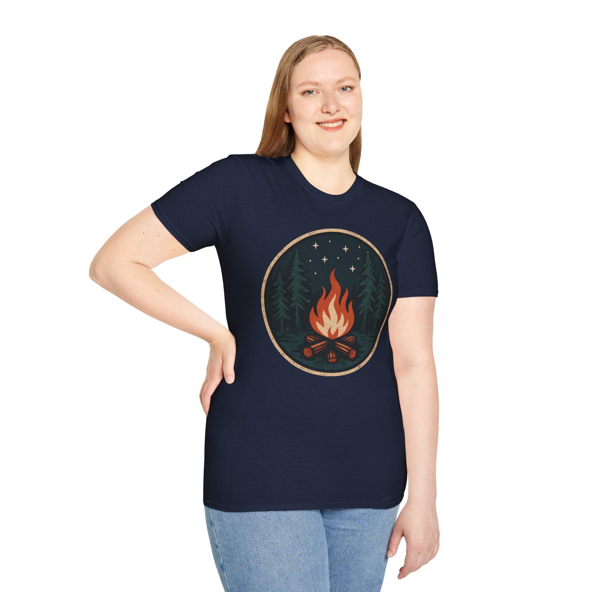 Forest Campfire at Night T-Shirt