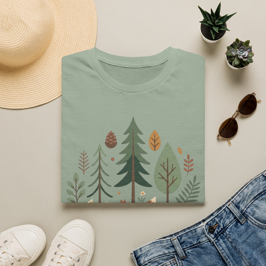 Woodland Fox T-Shirt — Nature Forest Camping Graphic Tee