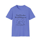 Cursive Chalkboard Writing T-Shirt