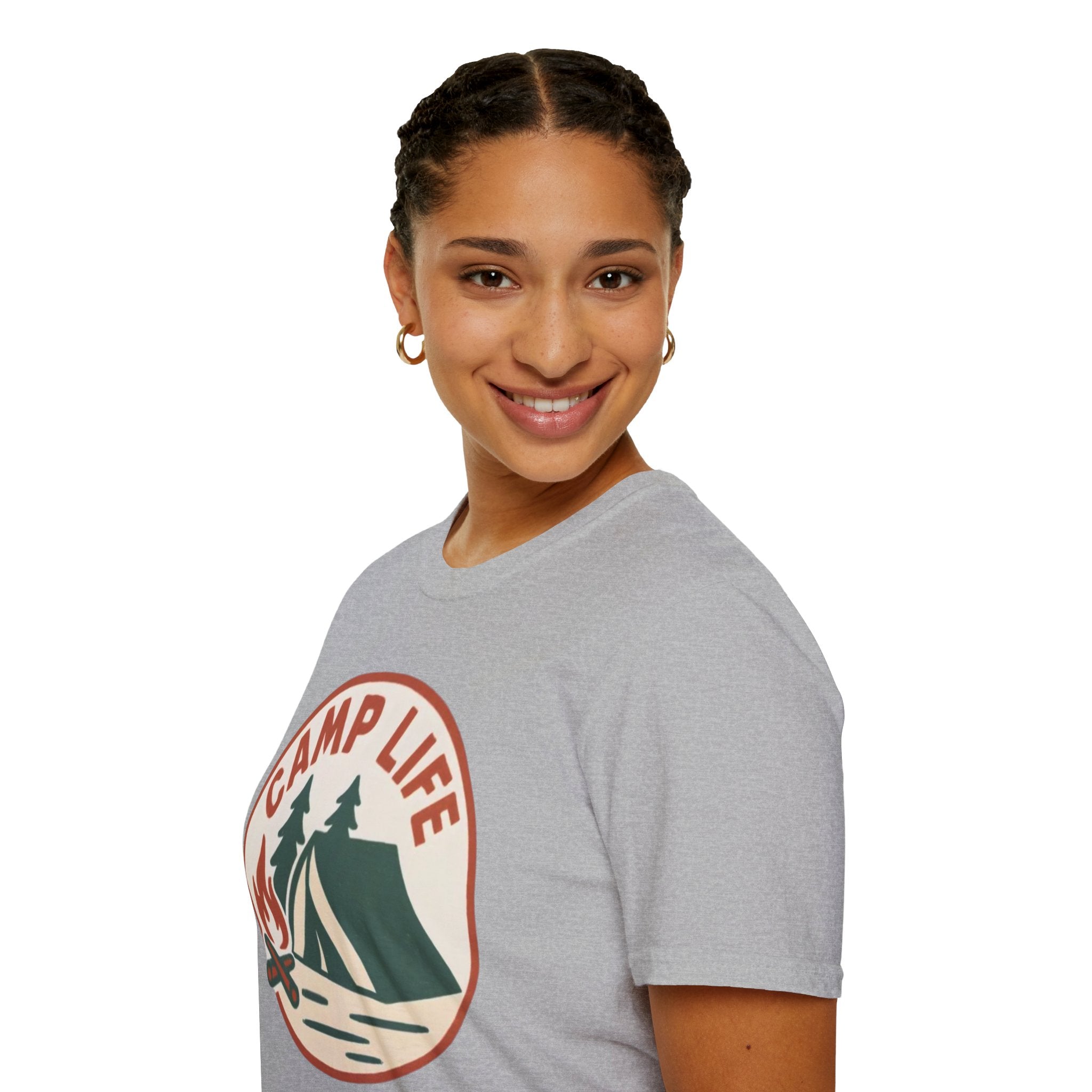Camp Life T-Shirt — Tent & Campfire Outdoor Tee