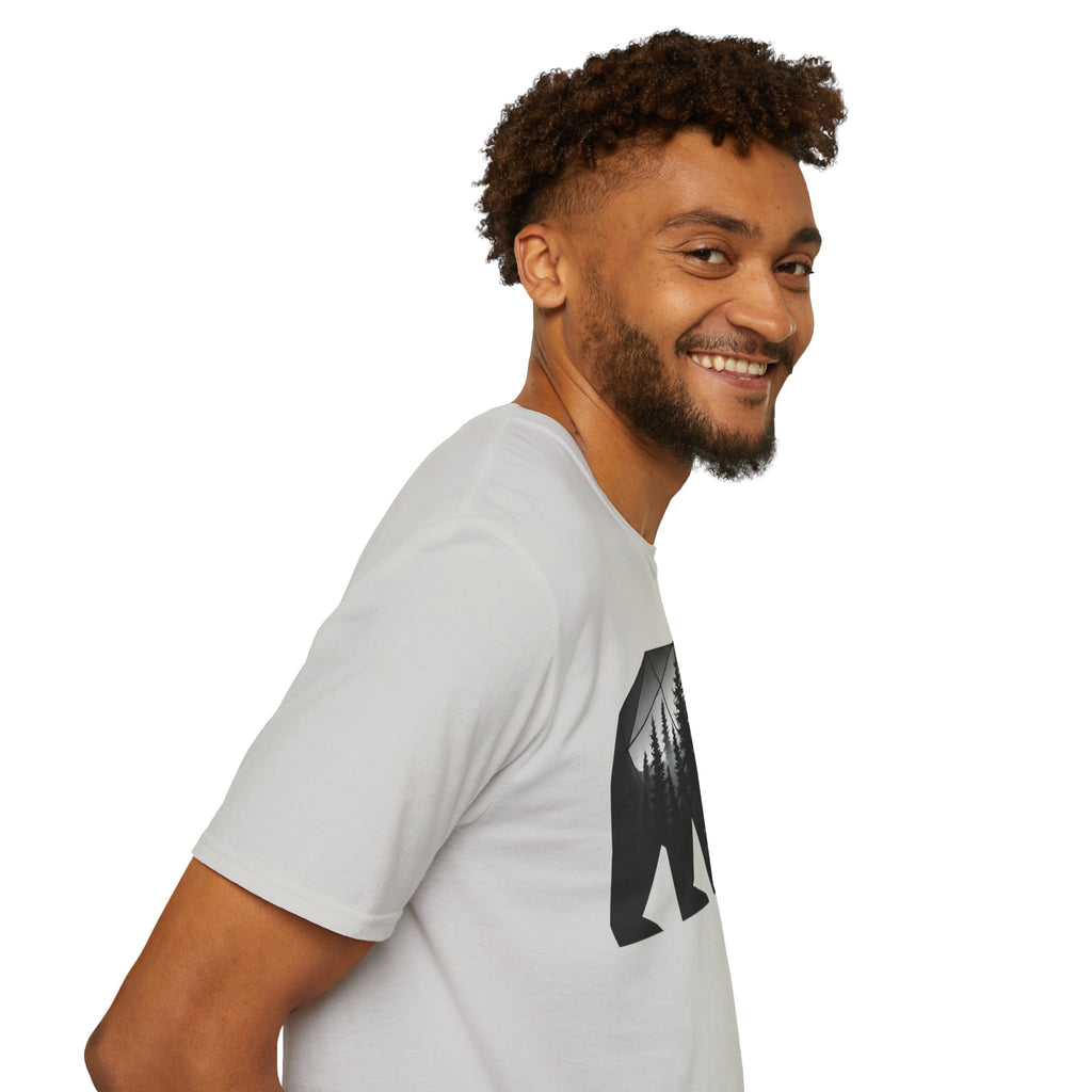 Geometric Forest Bear T-Shirt
