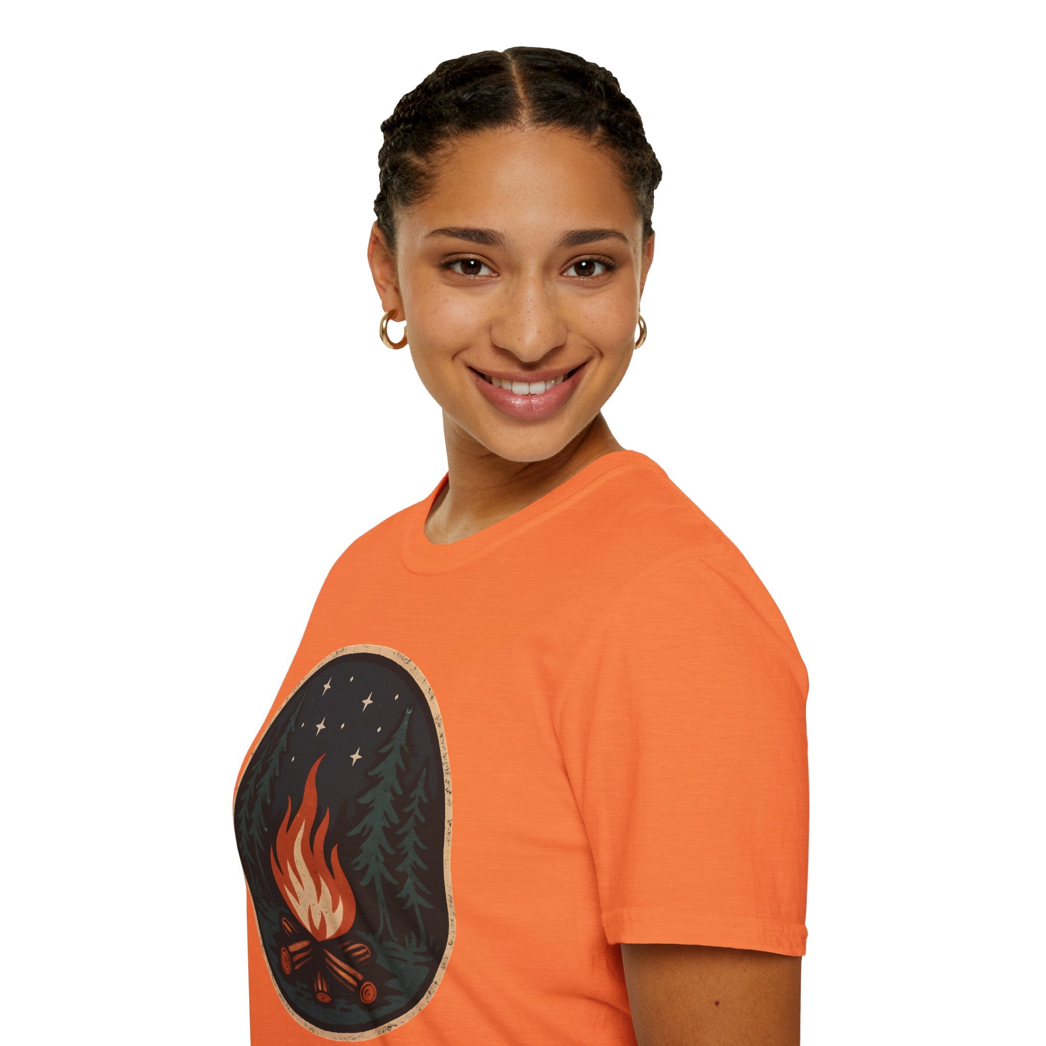Forest Campfire at Night T-Shirt