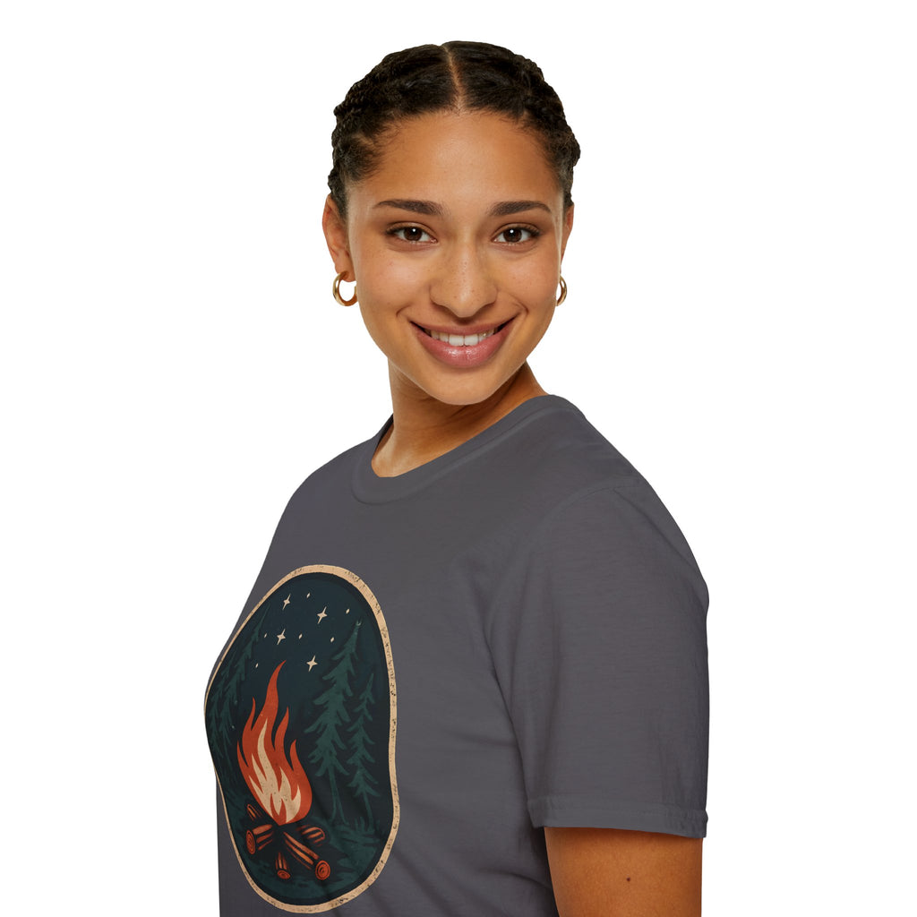 Forest Campfire at Night T-Shirt