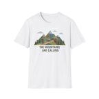 Campground Scenic T-Shirt — Minimalist Tent & Campfire Graphic
