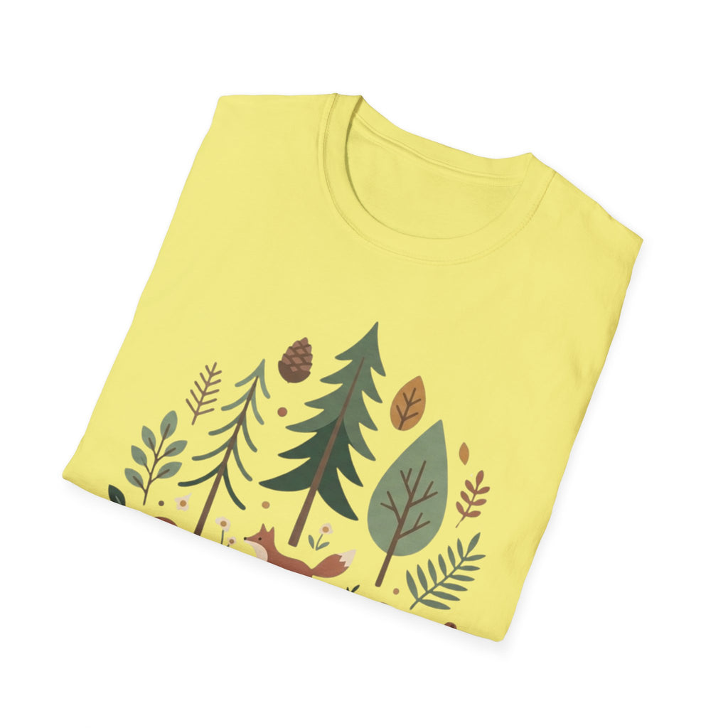 Woodland Fox T-Shirt — Nature Forest Camping Graphic Tee
