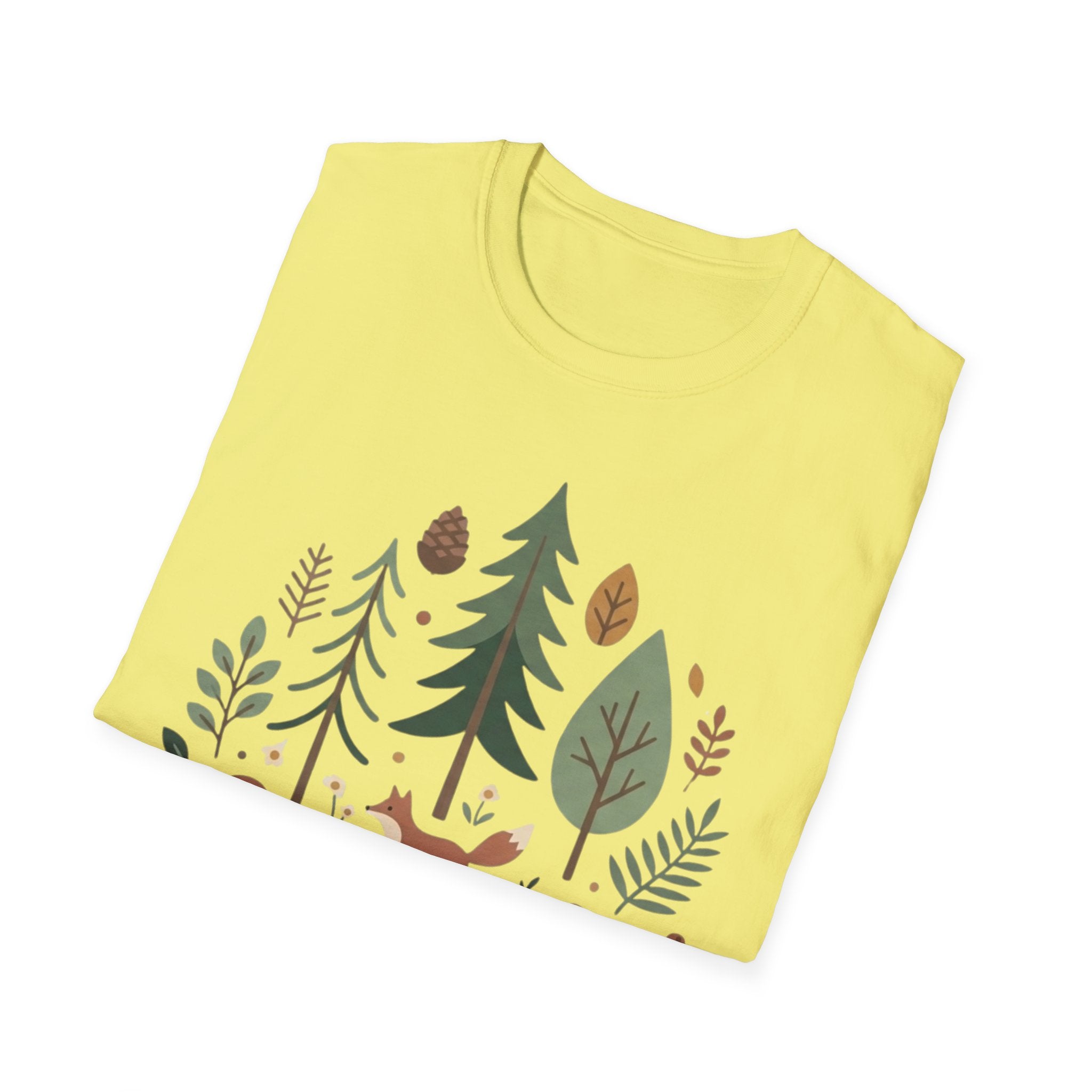 Woodland Fox T-Shirt — Nature Forest Camping Graphic Tee