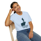 "Wander Often" Hiker on Cliff T-Shirt
