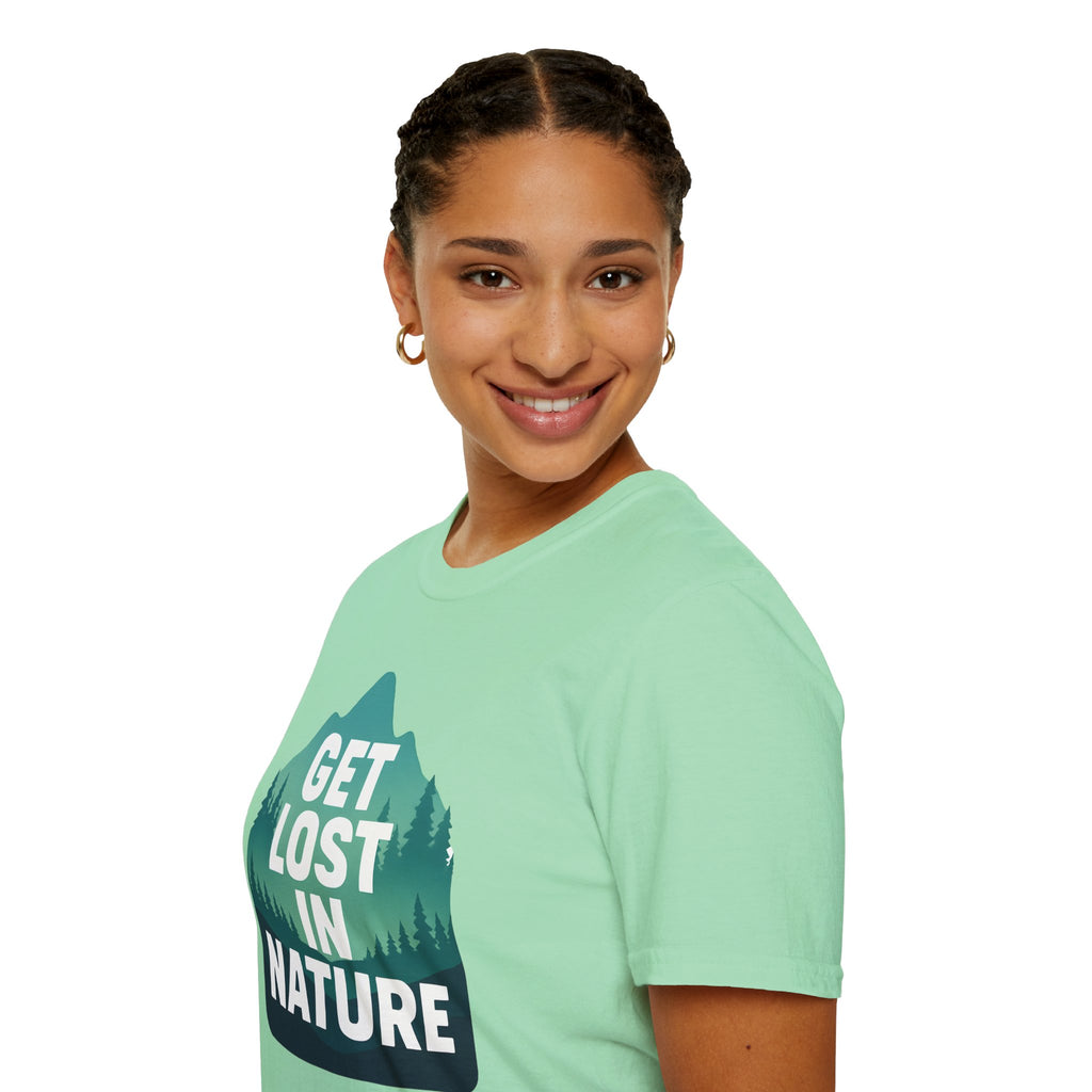 "Get Lost in Nature" Pine Trees T-Shirt