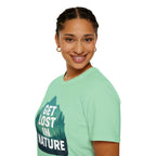"Get Lost in Nature" Pine Trees T-Shirt
