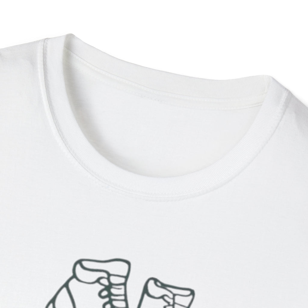 Boots with Footprints "Forever Outdoors" T-Shirt