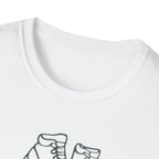 Boots with Footprints "Forever Outdoors" T-Shirt