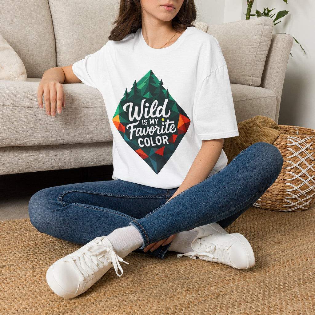 Wild Is My Favorite Color Diamond T-Shirt — Pines & Geometric Logo