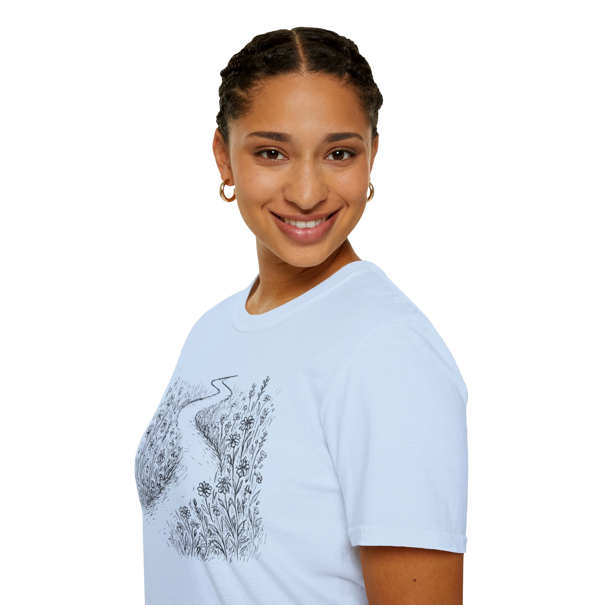 Winding Path Through The Meadow T-Shirt