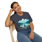 Kayaker on Serene Mountain Lake T-Shirt