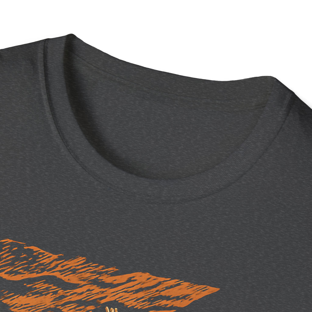 Climber on Cliff with Eagle T-Shirt
