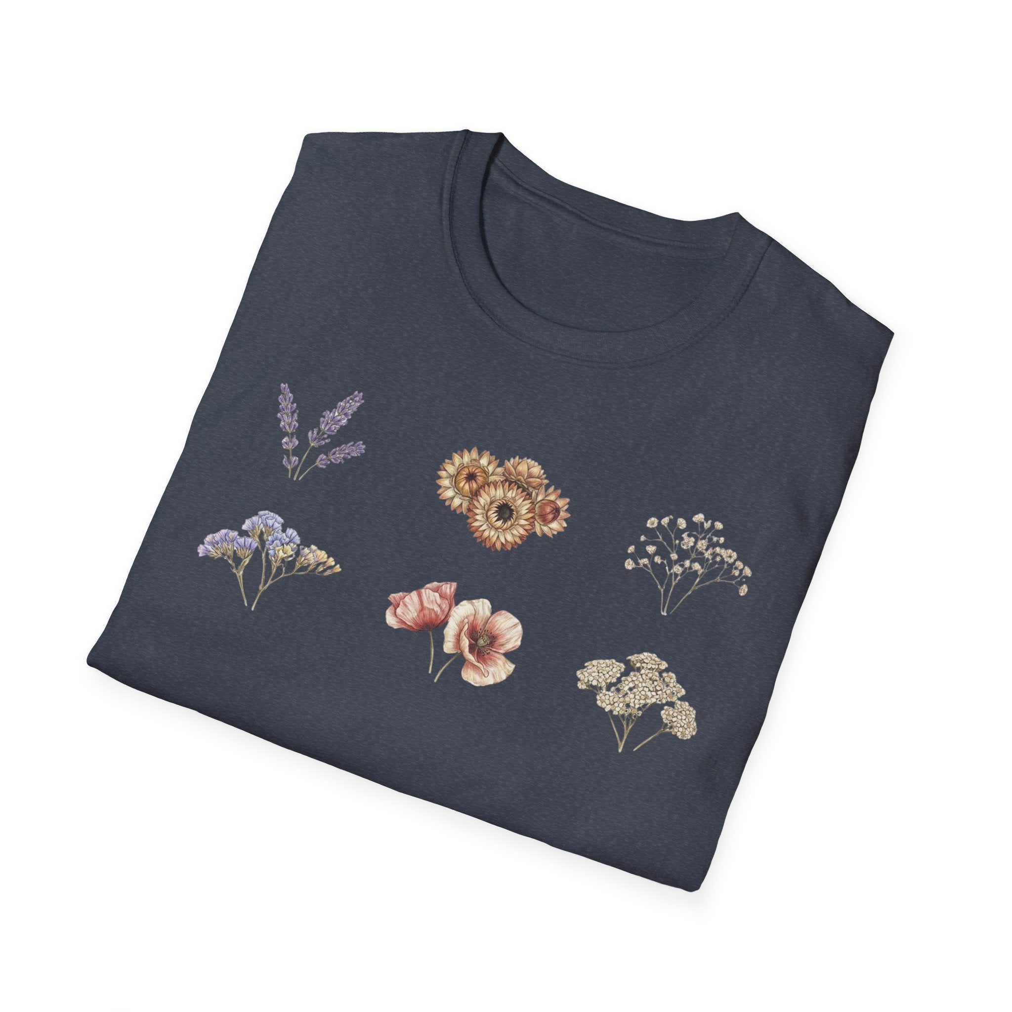 Floral Mini Bouquet T-Shirt — Vintage Botanical Graphic Tee